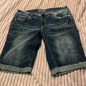 Denim shorts